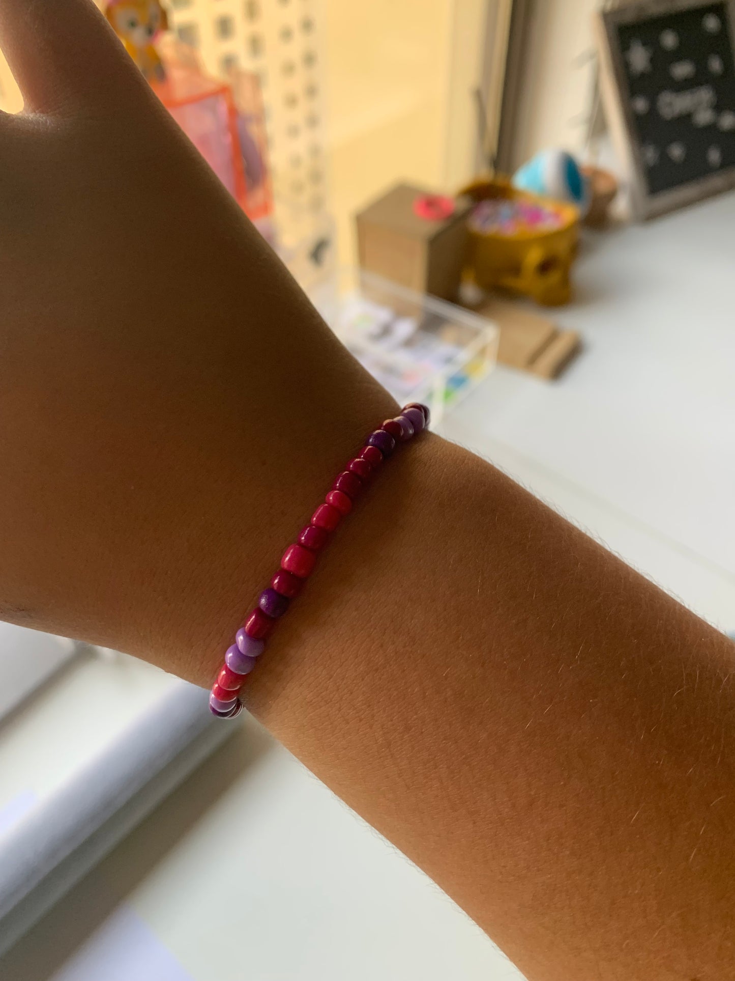 Basic purple bracelet