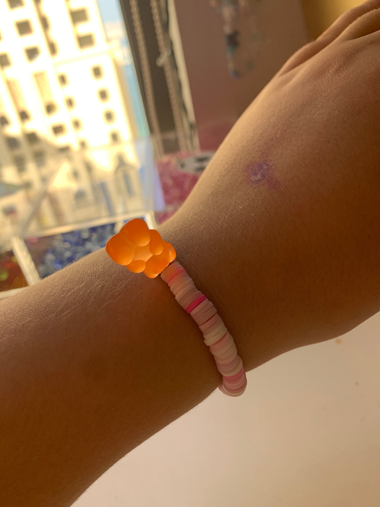 Cute gummy bear bracelet!